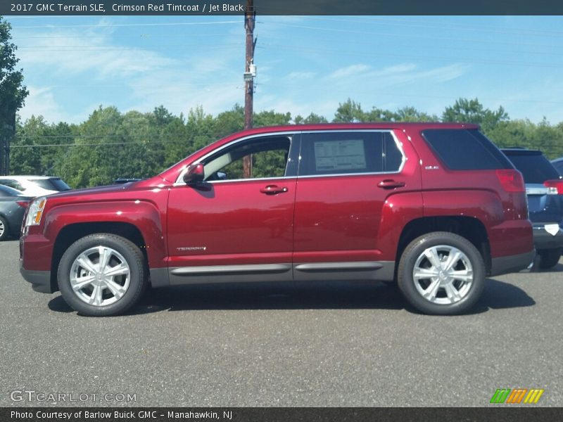 Crimson Red Tintcoat / Jet Black 2017 GMC Terrain SLE