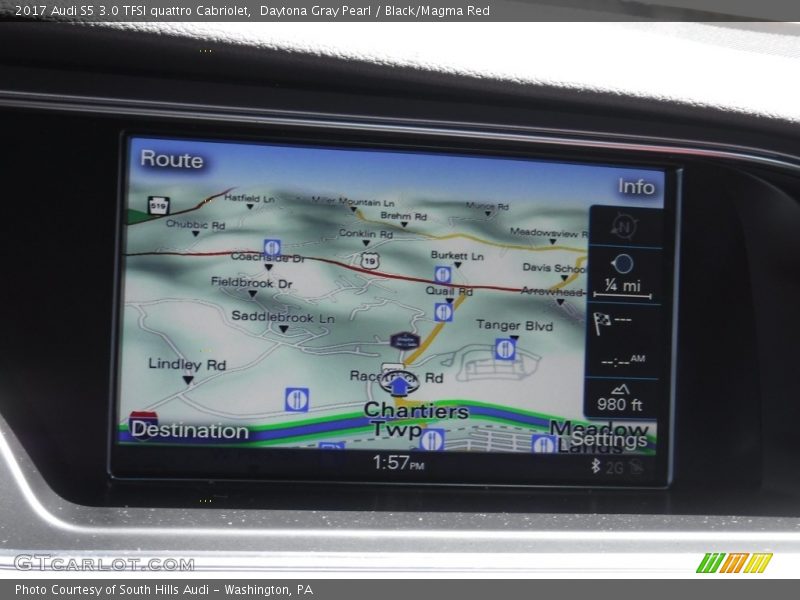 Navigation of 2017 S5 3.0 TFSI quattro Cabriolet
