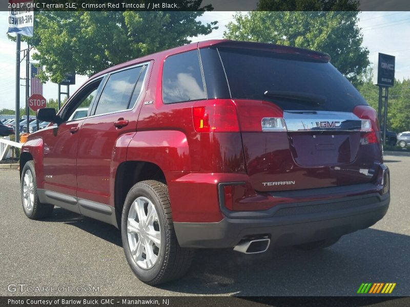 Crimson Red Tintcoat / Jet Black 2017 GMC Terrain SLE