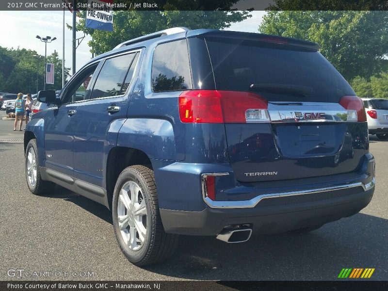 Slate Blue Metallic / Jet Black 2017 GMC Terrain SLT