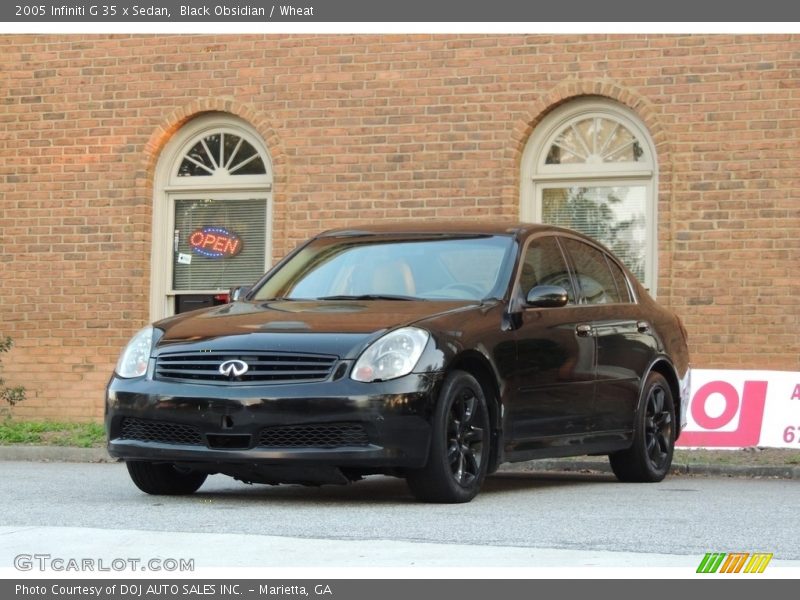 Front 3/4 View of 2005 G 35 x Sedan