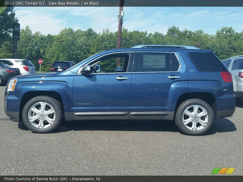 Slate Blue Metallic / Jet Black 2017 GMC Terrain SLT