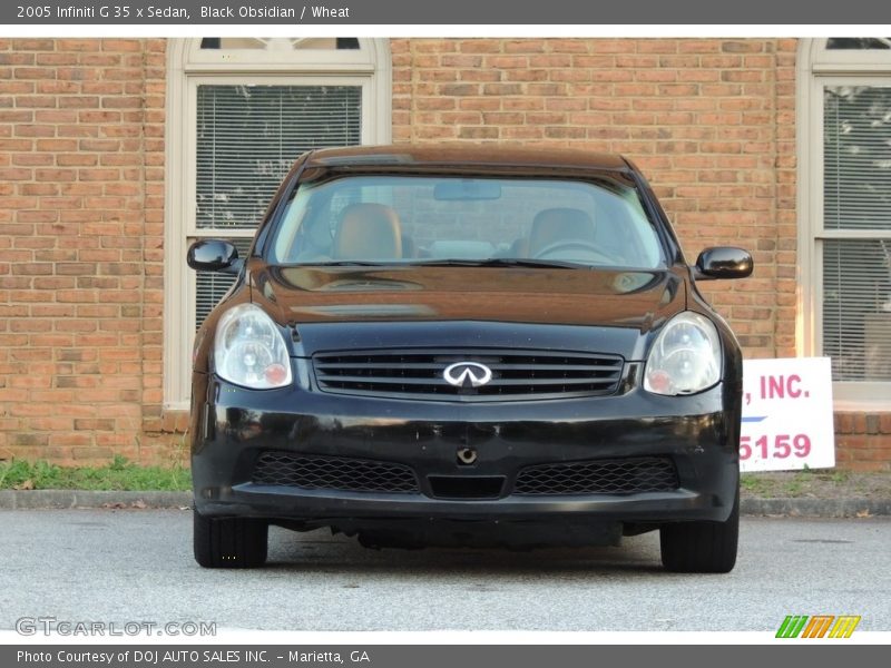 Black Obsidian / Wheat 2005 Infiniti G 35 x Sedan