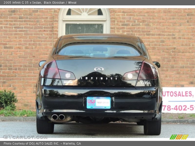 Black Obsidian / Wheat 2005 Infiniti G 35 x Sedan