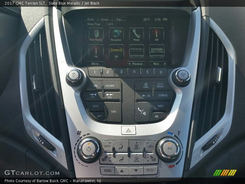 Slate Blue Metallic / Jet Black 2017 GMC Terrain SLT