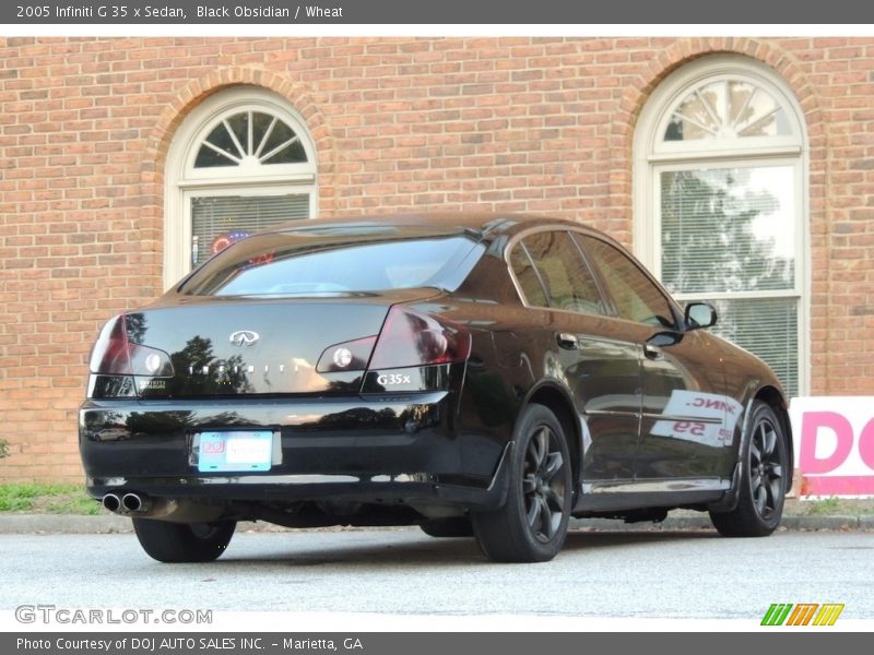 Black Obsidian / Wheat 2005 Infiniti G 35 x Sedan