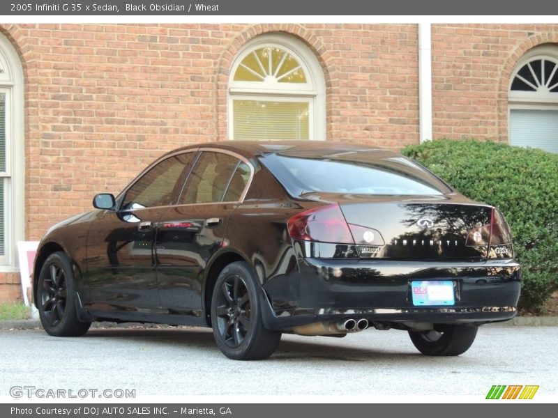 Black Obsidian / Wheat 2005 Infiniti G 35 x Sedan