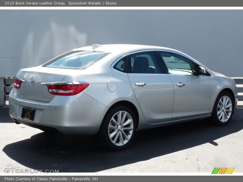 Quicksilver Metallic / Ebony 2016 Buick Verano Leather Group
