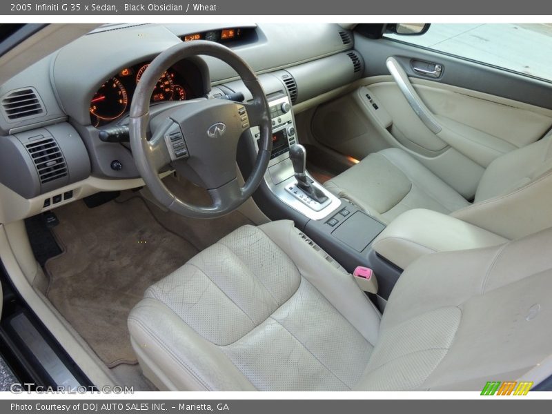 Black Obsidian / Wheat 2005 Infiniti G 35 x Sedan