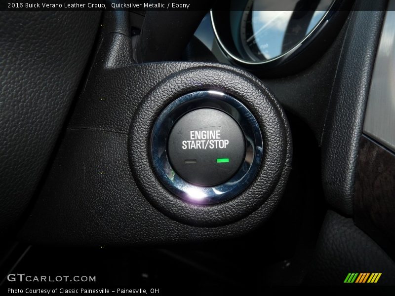 Quicksilver Metallic / Ebony 2016 Buick Verano Leather Group
