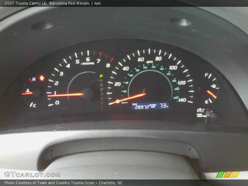 Barcelona Red Metallic / Ash 2007 Toyota Camry LE