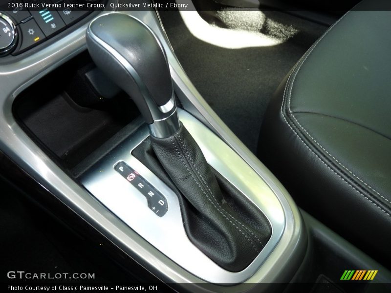 Quicksilver Metallic / Ebony 2016 Buick Verano Leather Group