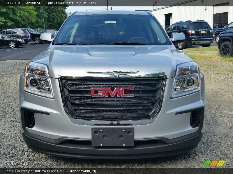 Quicksilver Metallic / Jet Black 2017 GMC Terrain SLE
