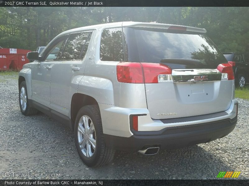 Quicksilver Metallic / Jet Black 2017 GMC Terrain SLE