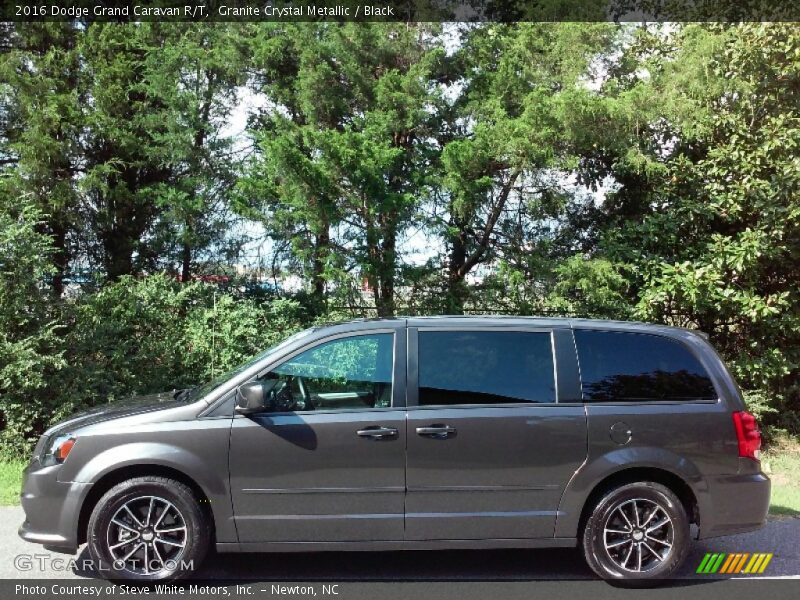 Granite Crystal Metallic / Black 2016 Dodge Grand Caravan R/T