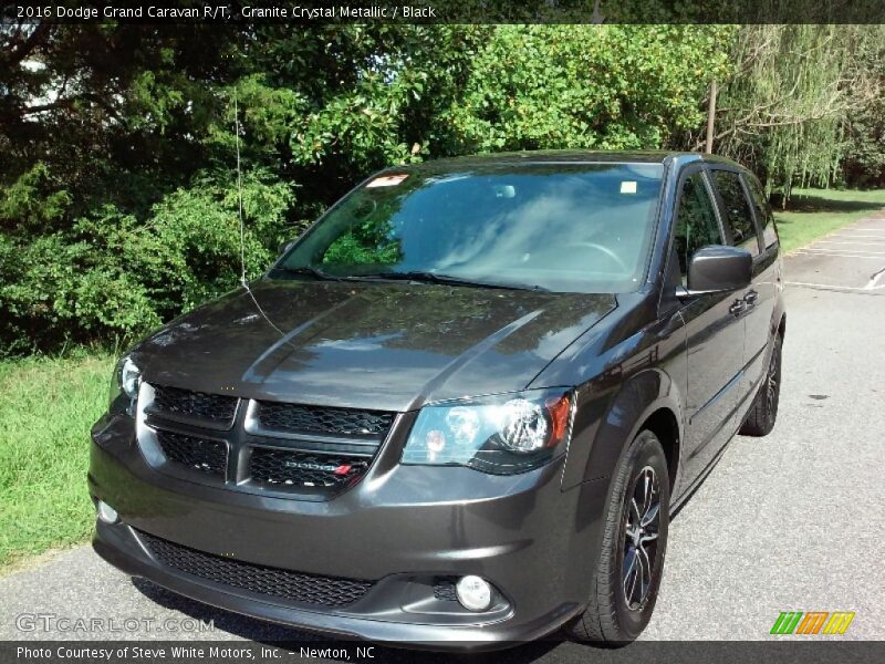 Granite Crystal Metallic / Black 2016 Dodge Grand Caravan R/T