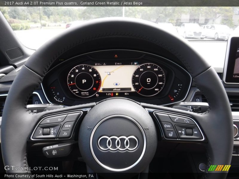 Gotland Green Metallic / Atlas Beige 2017 Audi A4 2.0T Premium Plus quattro