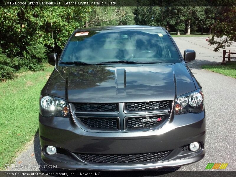Granite Crystal Metallic / Black 2016 Dodge Grand Caravan R/T