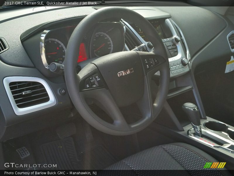 Quicksilver Metallic / Jet Black 2017 GMC Terrain SLE