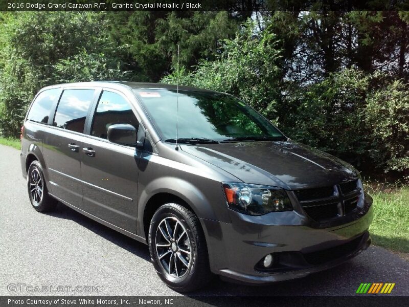 Granite Crystal Metallic / Black 2016 Dodge Grand Caravan R/T
