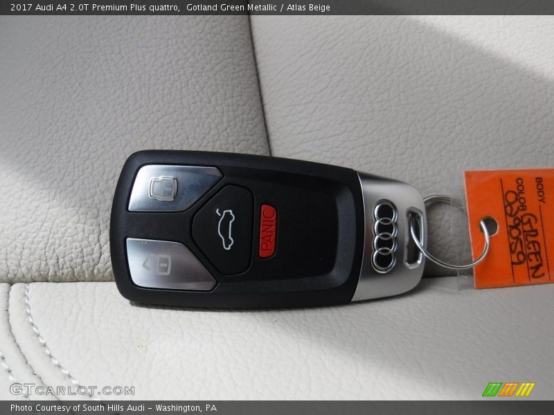 Keys of 2017 A4 2.0T Premium Plus quattro