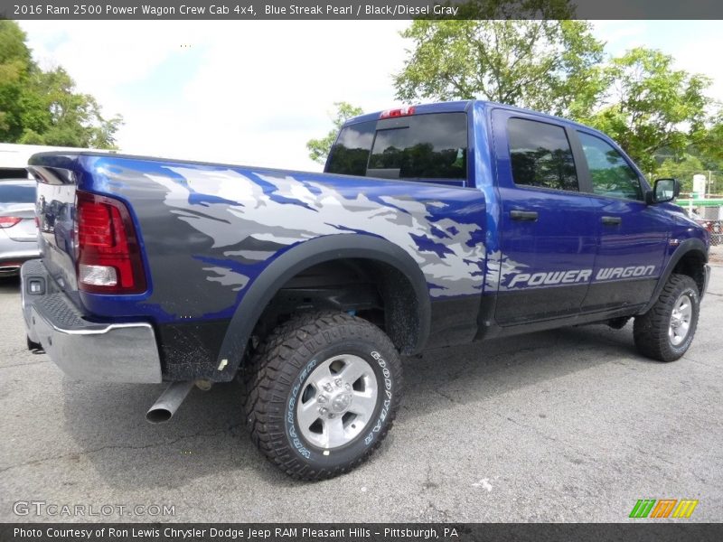 Blue Streak Pearl / Black/Diesel Gray 2016 Ram 2500 Power Wagon Crew Cab 4x4