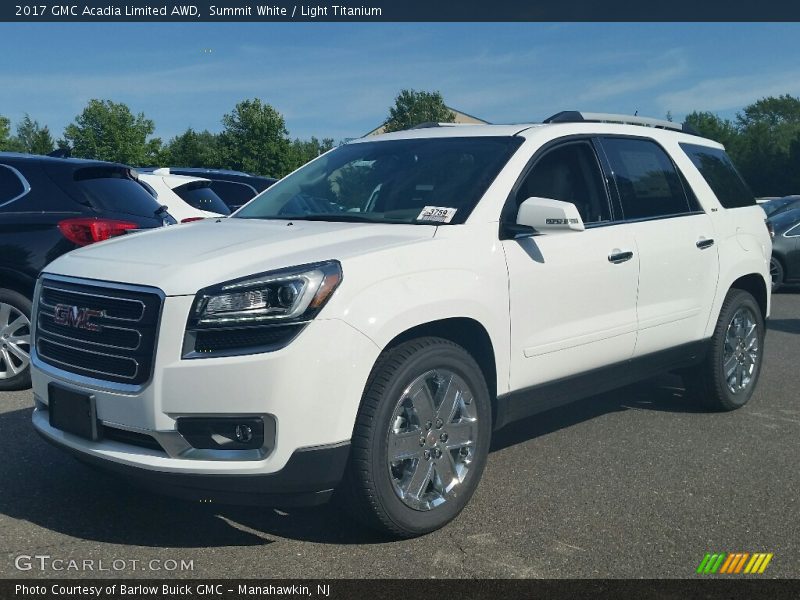 Summit White / Light Titanium 2017 GMC Acadia Limited AWD