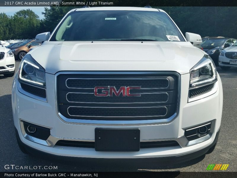 Summit White / Light Titanium 2017 GMC Acadia Limited AWD