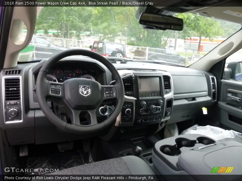 Blue Streak Pearl / Black/Diesel Gray 2016 Ram 2500 Power Wagon Crew Cab 4x4