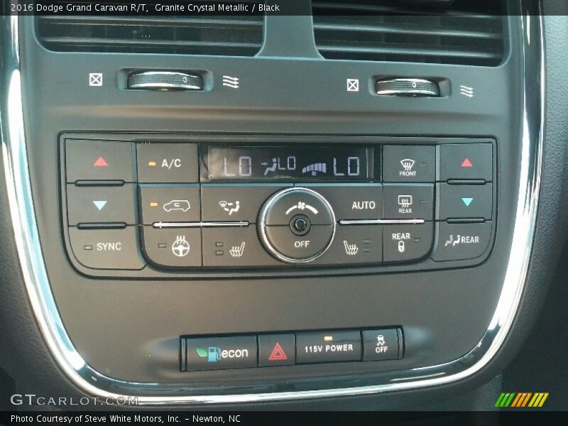 Granite Crystal Metallic / Black 2016 Dodge Grand Caravan R/T