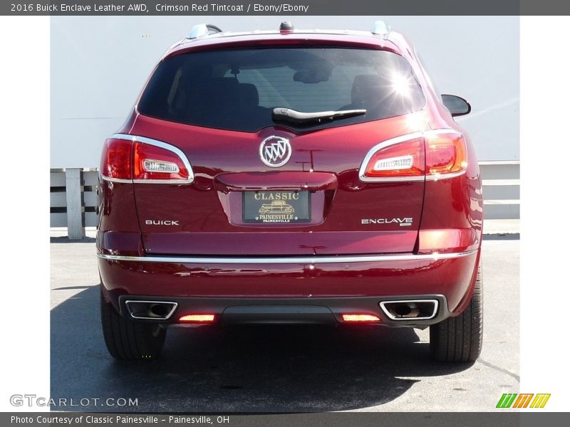 Crimson Red Tintcoat / Ebony/Ebony 2016 Buick Enclave Leather AWD