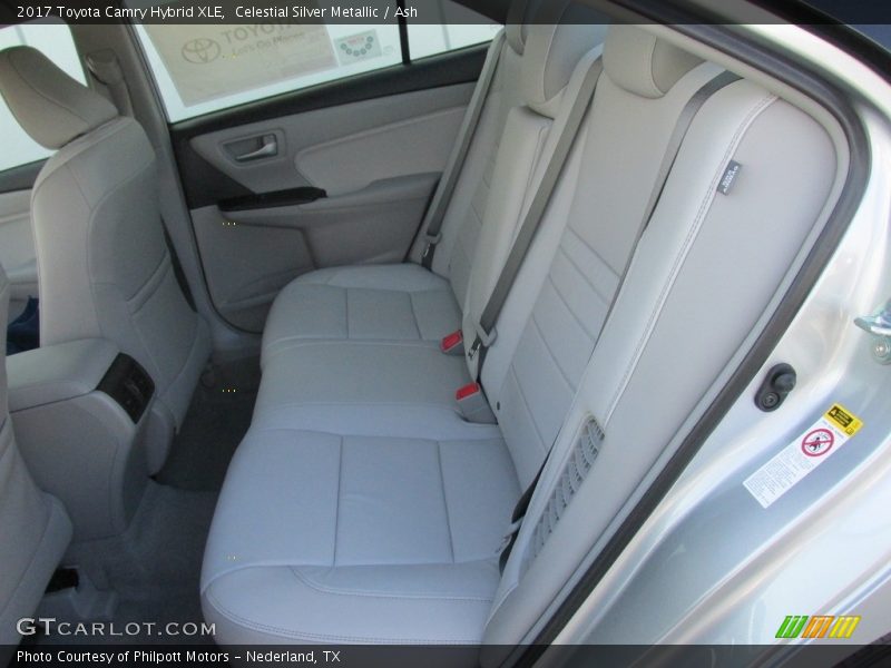 Rear Seat of 2017 Camry Hybrid XLE