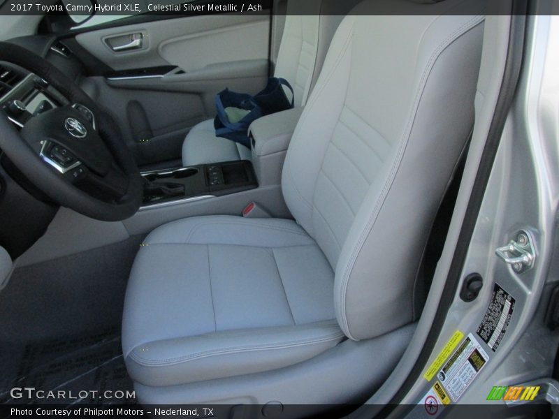 Front Seat of 2017 Camry Hybrid XLE