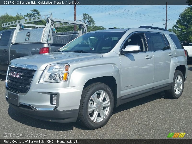 Quicksilver Metallic / Jet Black 2017 GMC Terrain SLE