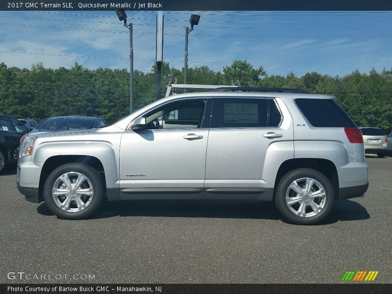 Quicksilver Metallic / Jet Black 2017 GMC Terrain SLE