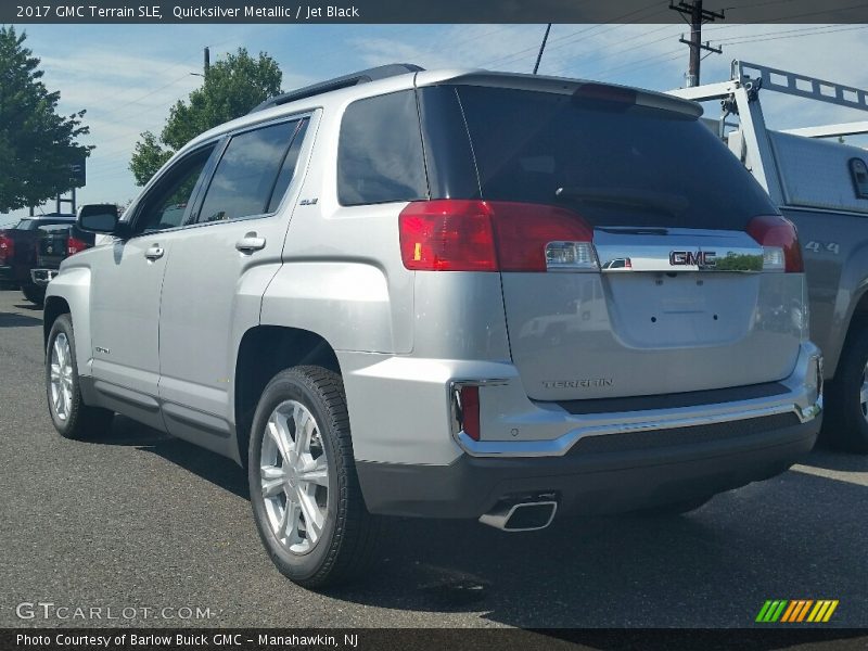 Quicksilver Metallic / Jet Black 2017 GMC Terrain SLE