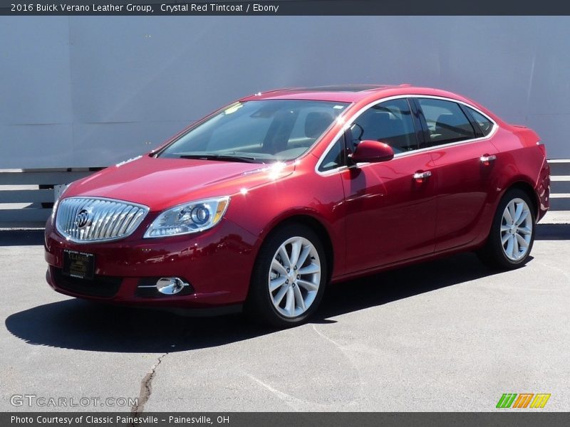 Crystal Red Tintcoat / Ebony 2016 Buick Verano Leather Group