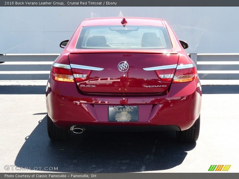 Crystal Red Tintcoat / Ebony 2016 Buick Verano Leather Group