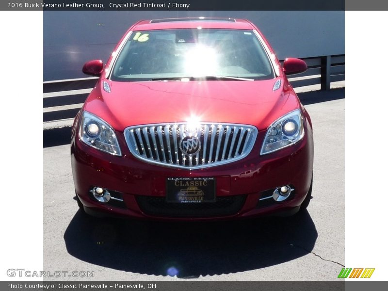 Crystal Red Tintcoat / Ebony 2016 Buick Verano Leather Group