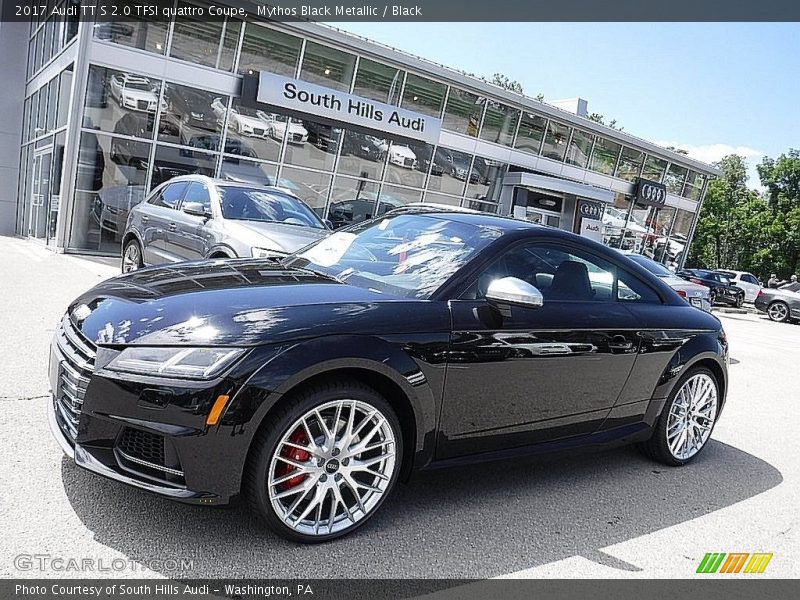 Mythos Black Metallic / Black 2017 Audi TT S 2.0 TFSI quattro Coupe