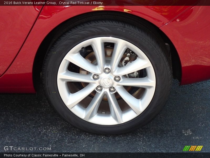 Crystal Red Tintcoat / Ebony 2016 Buick Verano Leather Group