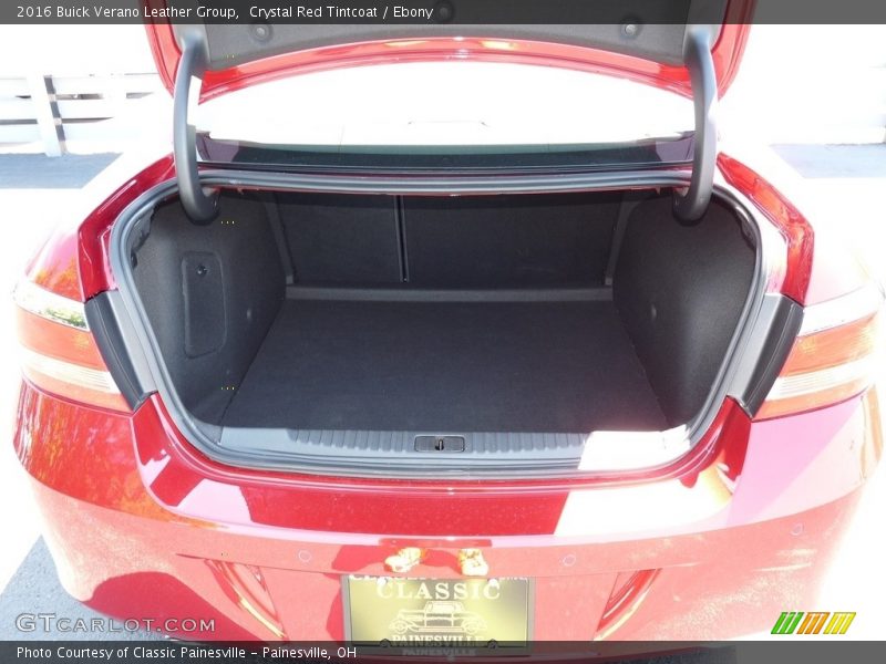 Crystal Red Tintcoat / Ebony 2016 Buick Verano Leather Group