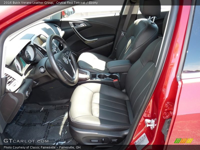 Crystal Red Tintcoat / Ebony 2016 Buick Verano Leather Group