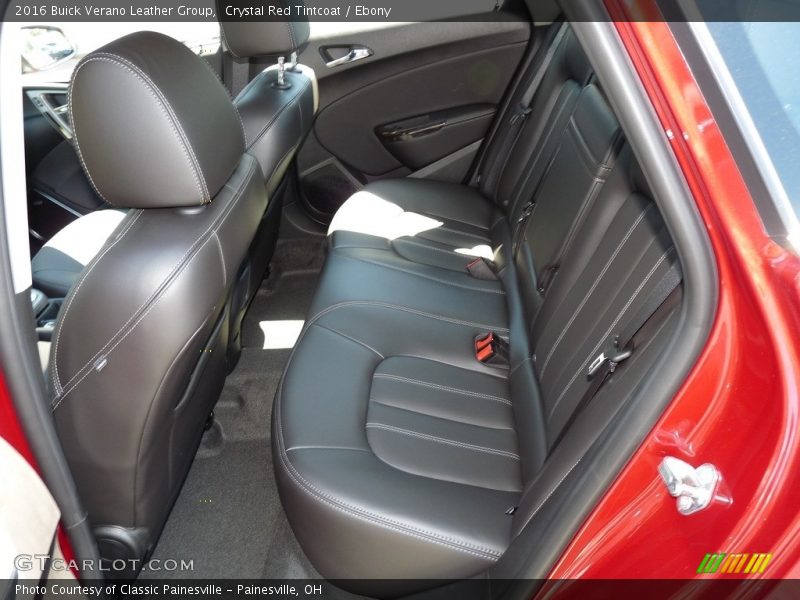 Crystal Red Tintcoat / Ebony 2016 Buick Verano Leather Group