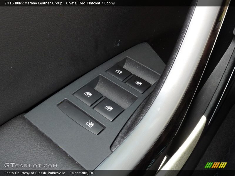 Crystal Red Tintcoat / Ebony 2016 Buick Verano Leather Group