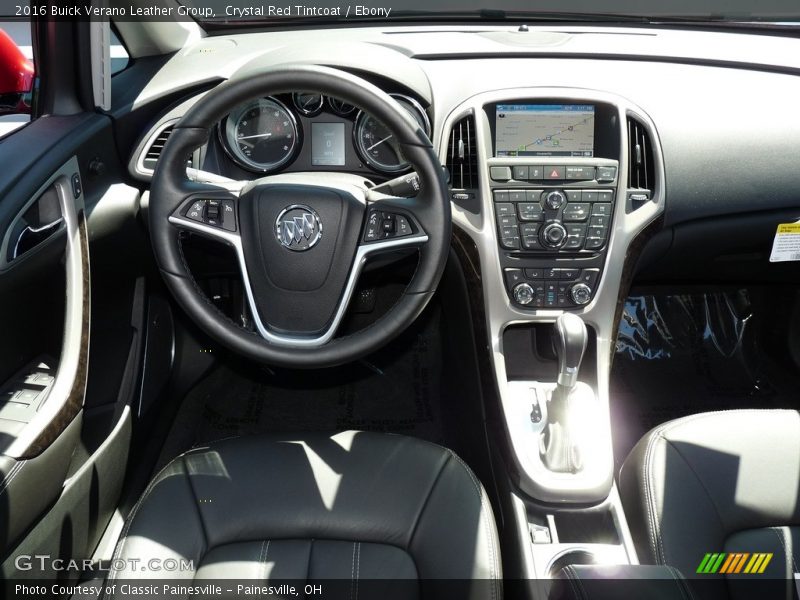 Crystal Red Tintcoat / Ebony 2016 Buick Verano Leather Group