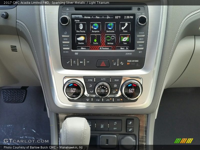 Controls of 2017 Acadia Limited FWD