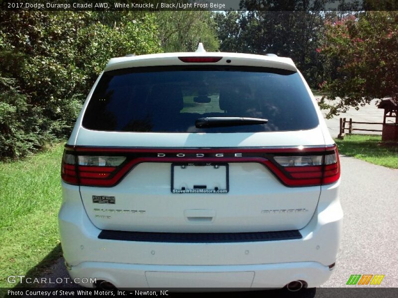 White Knuckle / Black/Light Frost Beige 2017 Dodge Durango Citadel AWD