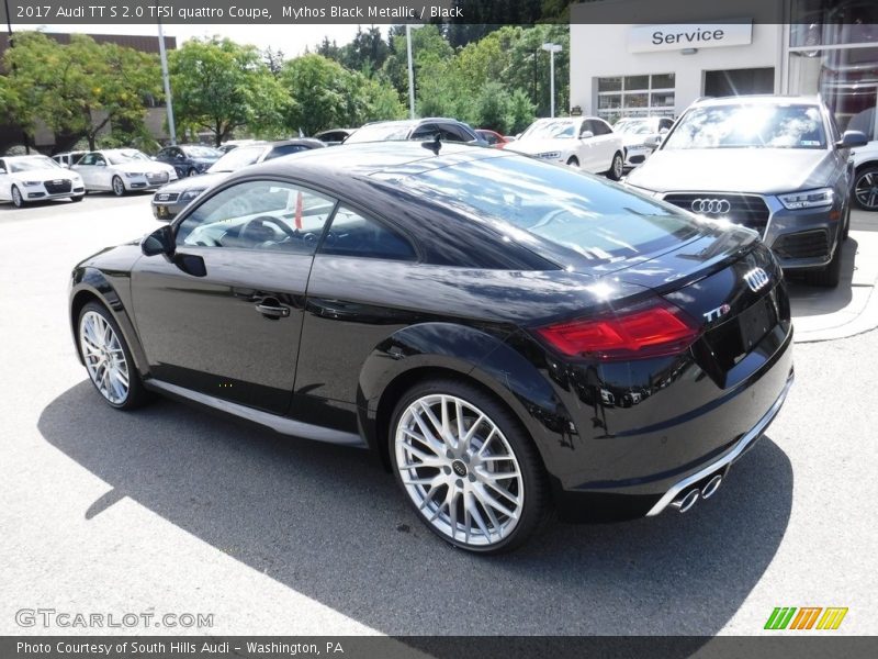 Mythos Black Metallic / Black 2017 Audi TT S 2.0 TFSI quattro Coupe