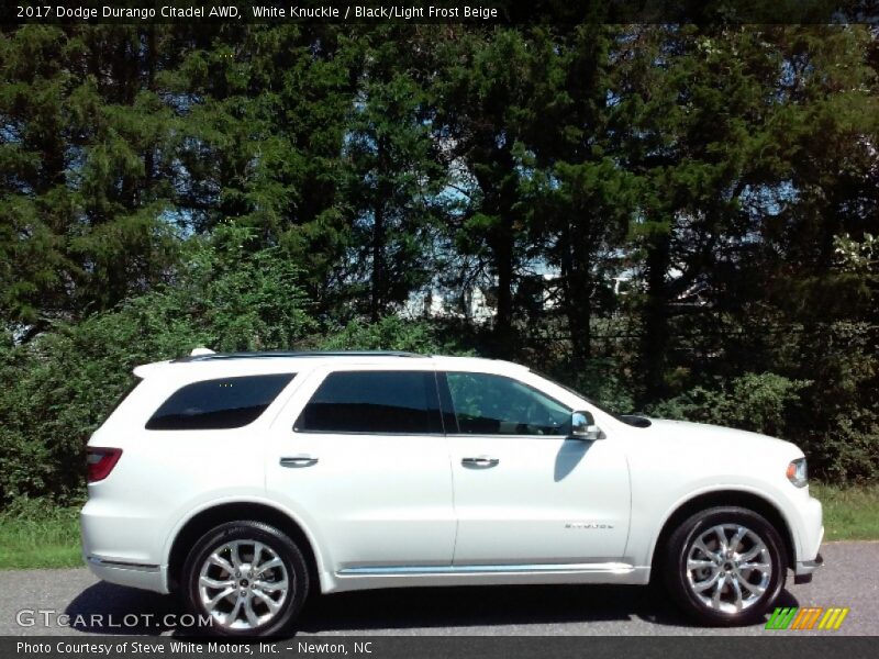 White Knuckle / Black/Light Frost Beige 2017 Dodge Durango Citadel AWD